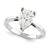 14k White Gold Forever Brilliant Ring