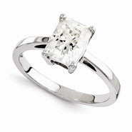 14k White Gold Forever Brilliant Ring