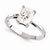 14k White Gold Forever Brilliant Ring