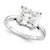 14k White Gold Forever Brilliant Ring
