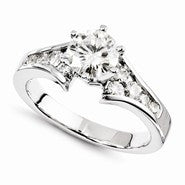 14k White Gold Forever Brilliant Ring