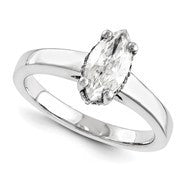 14k White Gold Forever Brilliant Ring