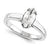 14k White Gold Forever Brilliant Ring