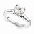 14k White Gold Moissanite Ring