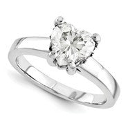 14k White Gold Forever Brilliant Ring