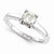 14k White Gold Moissanite Ring
