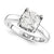 14k White Gold Forever Brilliant Ring