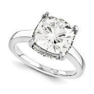 14k White Gold Forever Brilliant Ring
