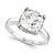 14k White Gold Forever Brilliant Ring