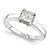 14k White Gold Forever Brilliant Ring
