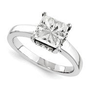 14k White Gold Forever Brilliant Ring