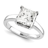 14k White Gold Forever Brilliant Ring