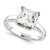 14k White Gold Forever Brilliant Ring