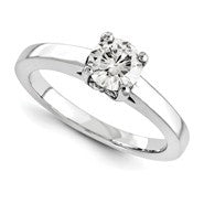 14k White Gold Forever Brilliant Ring
