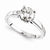 14k White Gold Forever Brilliant Ring