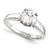 14k White Gold Forever Brilliant Ring