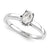14k White Gold Forever Brilliant Ring