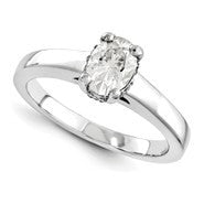 14k White Gold Forever Brilliant Ring