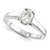 14k White Gold Forever Brilliant Ring