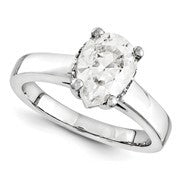 14k White Gold Forever Brilliant Ring