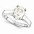 14k White Gold Moissanite Ring