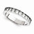 14k White Gold Moissanite Ring