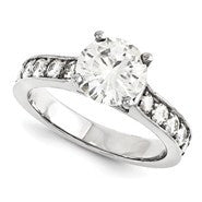 14k White Gold Forever Brilliant Ring