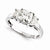 14k White Gold Moissanite Ring