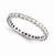 14k White Gold Moissanite Ring