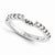 14k White Gold Moissanite Ring