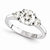 14k White Gold Moissanite Ring