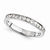 14k White Gold Moissanite Ring