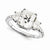 14k White Gold Forever Brilliant Ring