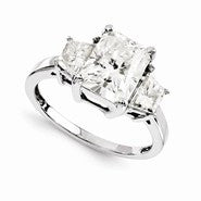 14k White Gold Forever Brilliant Ring