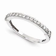 14k White Gold Moissanite Ring