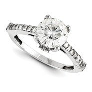 14k White Gold Forever Brilliant Ring