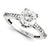 14k White Gold Forever Brilliant Ring