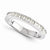 14k White Gold Moissanite Ring