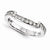 14k White Gold Moissanite Ring