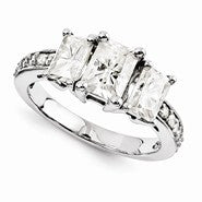 14k White Gold Forever Brilliant Ring