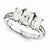 14k White Gold Forever Brilliant Ring