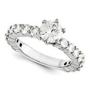 14k White Gold Forever Brilliant Ring