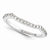 14k White Gold Moissanite Ring