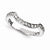 14k White Gold Moissanite Ring