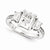 14k White Gold Moissanite Ring