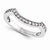 14k White Gold Moissanite Ring
