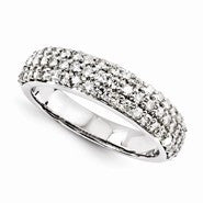 14k White Gold Moissanite Ring