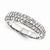 14k White Gold Moissanite Ring