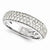 14k White Gold Moissanite Ring