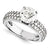 14k White Gold Forever Brilliant Ring